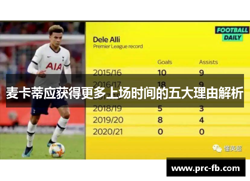 麦卡蒂应获得更多上场时间的五大理由解析 麦卡蒂应获得更多上场时间的五大理由解析